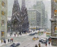 St. Patrick's Cathedral, Winter, c. 1940