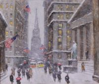 Winter on Wall Street, c. 1940