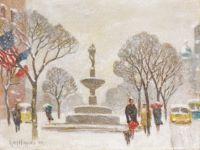 A Winter's Snow, Plaza, c. 1950